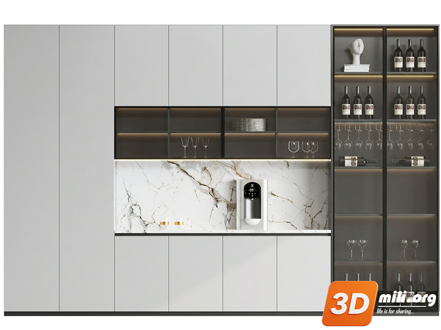 Wine cabinet Skp Files
